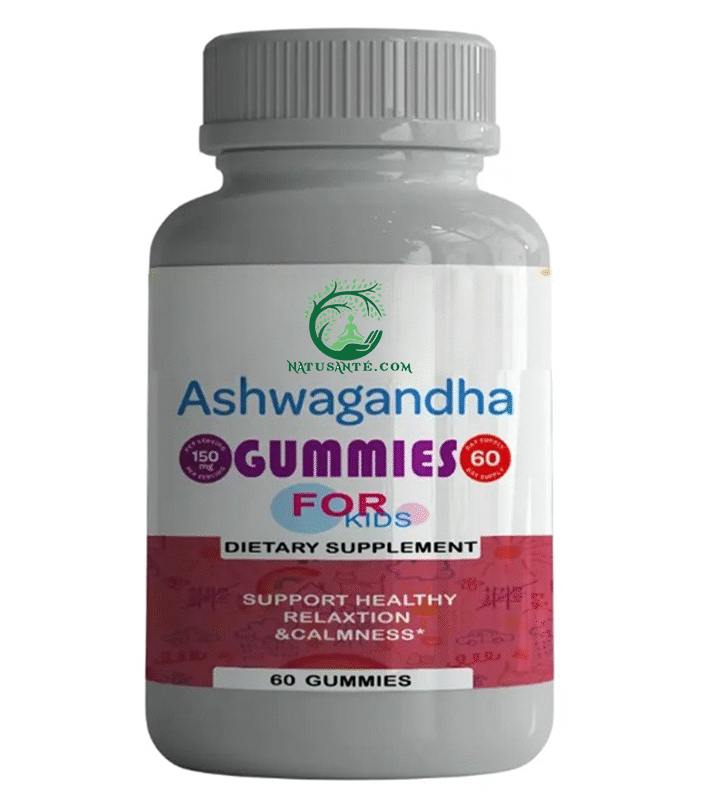Ashwagandha 150 mg, 60 gummies pour enfants