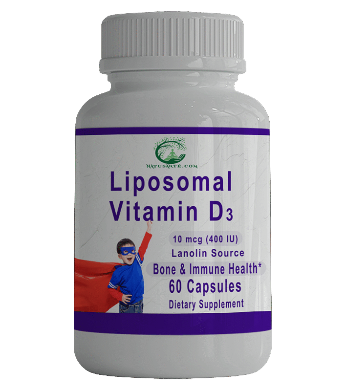 Vitamine D3 Liposomale Enfants - 400 UI - p60 Capsules
