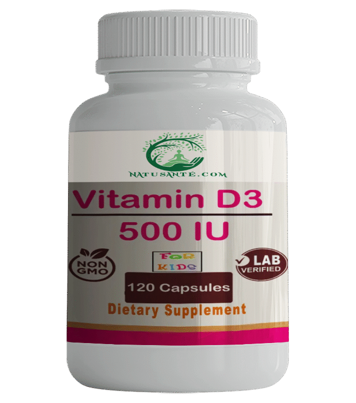 Vitamine D3  500 UI, 120 capsules