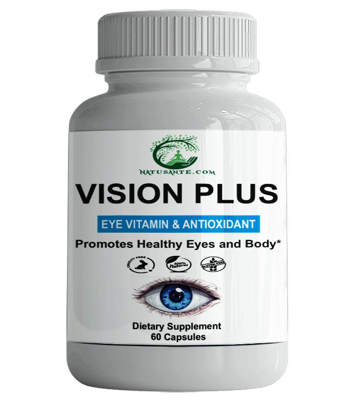 Vision Plus Vitamine & antioxidant pour les yeux,  60 capsules
