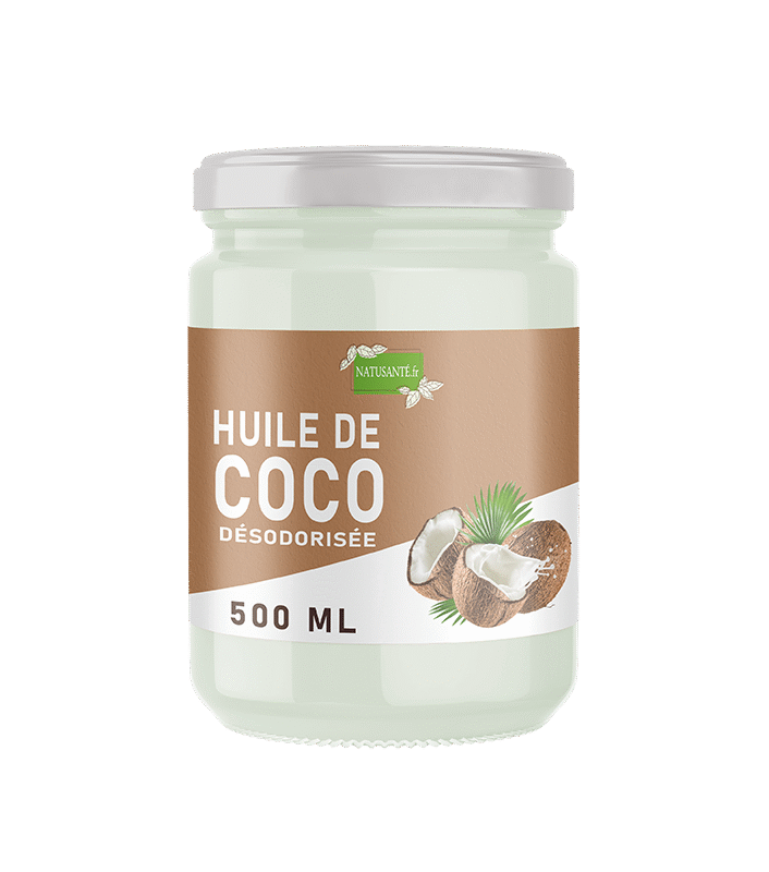 Huile de coco désodorisée Bio -500 ml