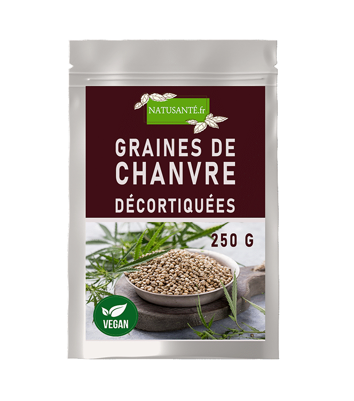 Graines de chanvre décortiquées Bio - 250 g
