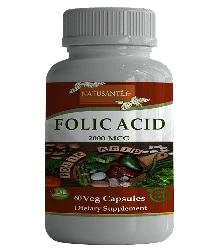 Acide Folique 800 mg,  60 capsules