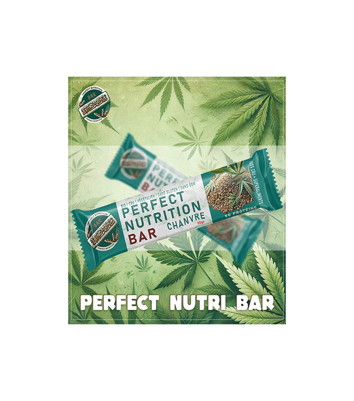 Perfect Nutrition Bar , graines de chanvre. 40g