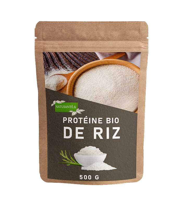 Protéines de Riz en Poudre Bio – 500 g