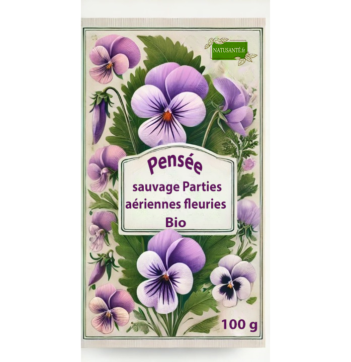 Pensée sauvage Parties aériennes fleuries Bio - 100 g