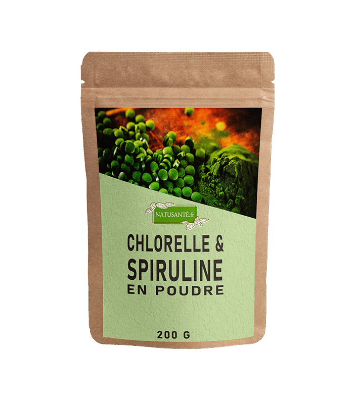 Chlorelle & Spiruline en poudre Bio - 200 g