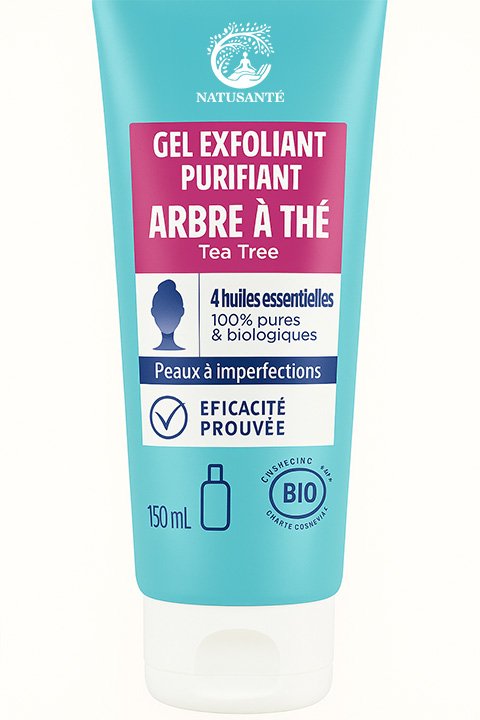 Gel exfoliant purifiant Arbre à thé
