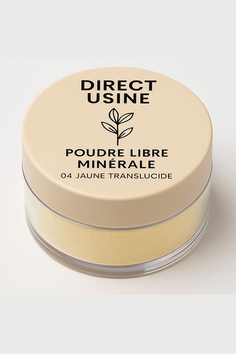 Direct Usine - Poudre libre minérale 04 Jaune translucide