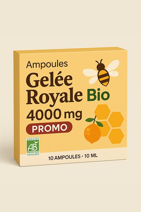 Ampoules Gelée Royale Bio 4000mg Promo