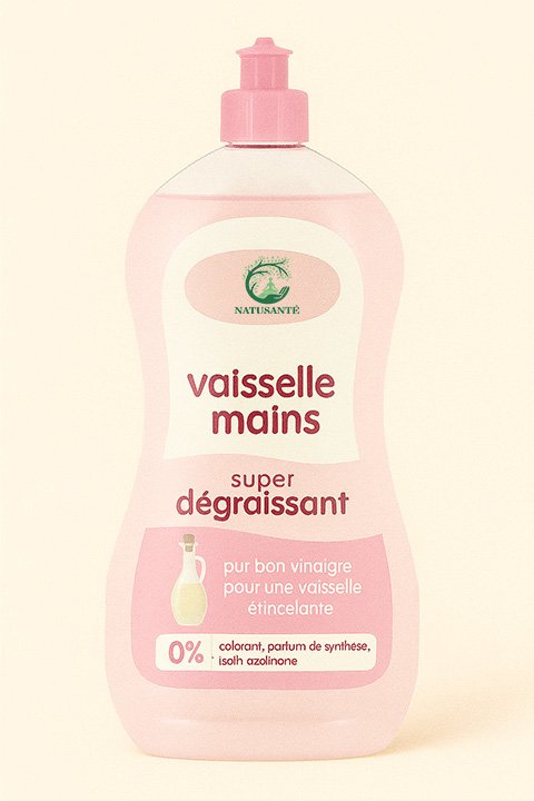 Liquide vaisselle et mains au vinaigre bio, senteur fruits rouges