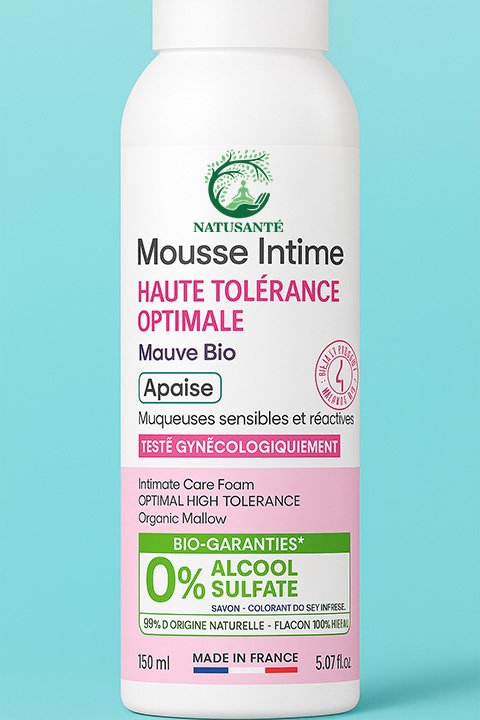 Mousse intime à la Fleur de Mauve Bio
