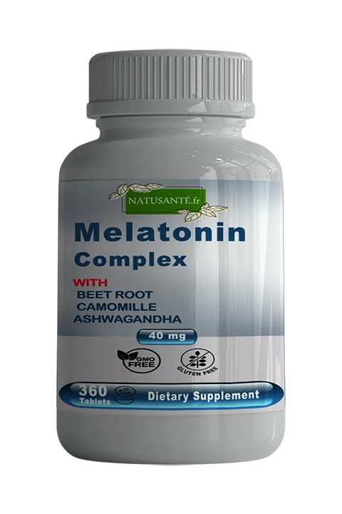 Complexe de Mélatonine  40 mg,  360 tablettes