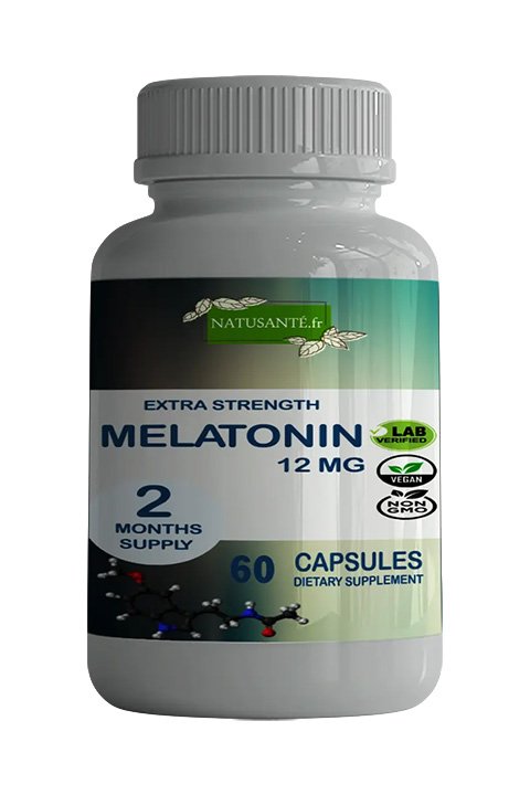 Mélatonine 12 mg, 60 capsules