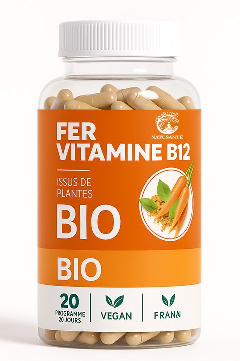 Gélule végétale FER VITAMINE B12