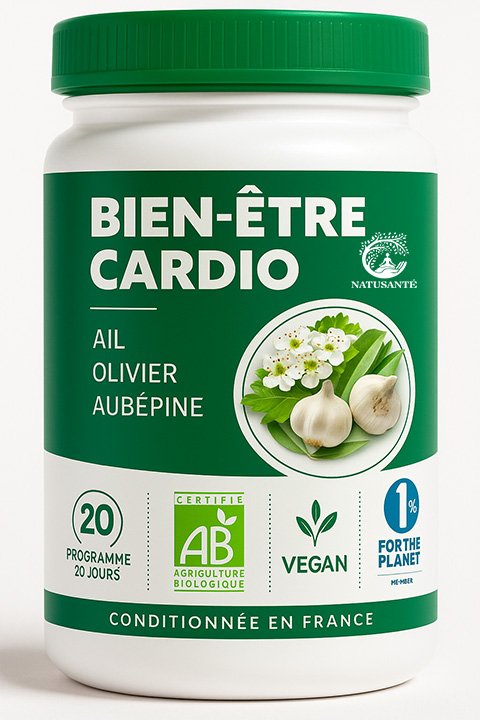 Gélule végétale Cardio Bien-Etre - Aubépine Ail Olivier - bio