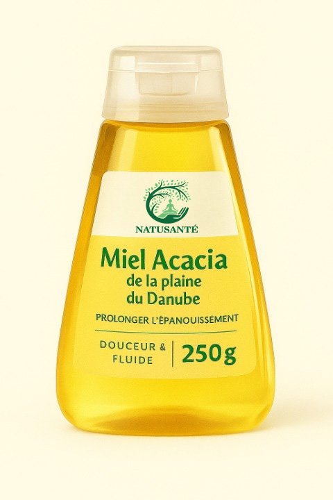 Miel d'acacia du danube squeezer