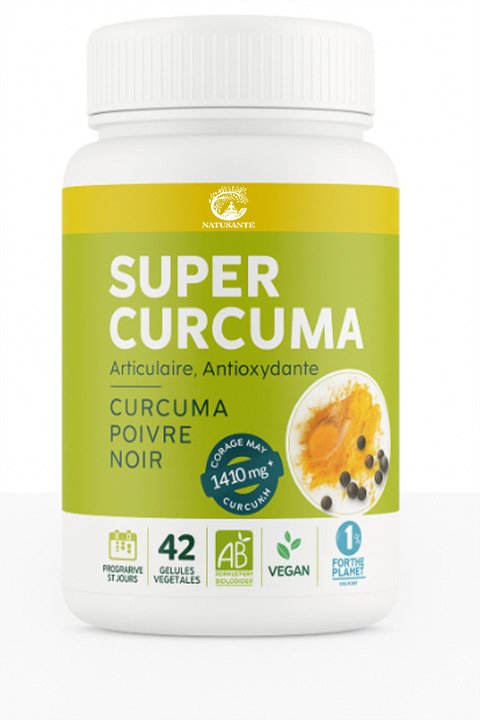 Gélule végétale Super Curcuma - Antioxydant Articulaire - bio