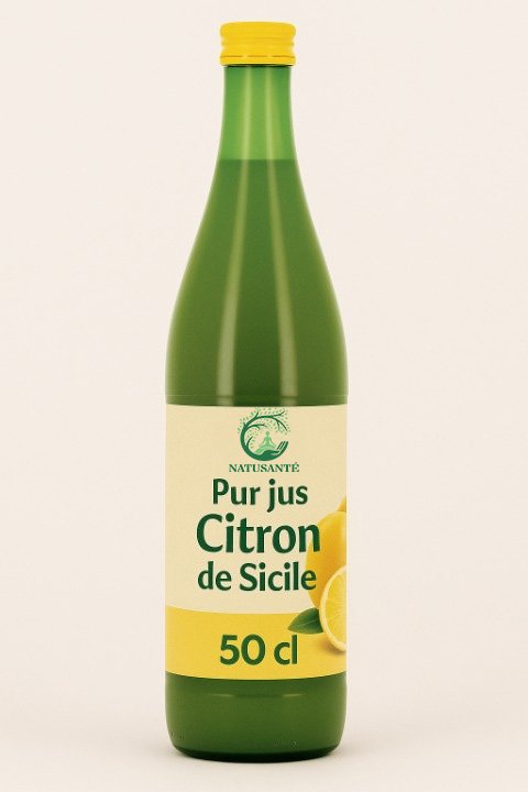 Pur jus de citron bio format 50cl