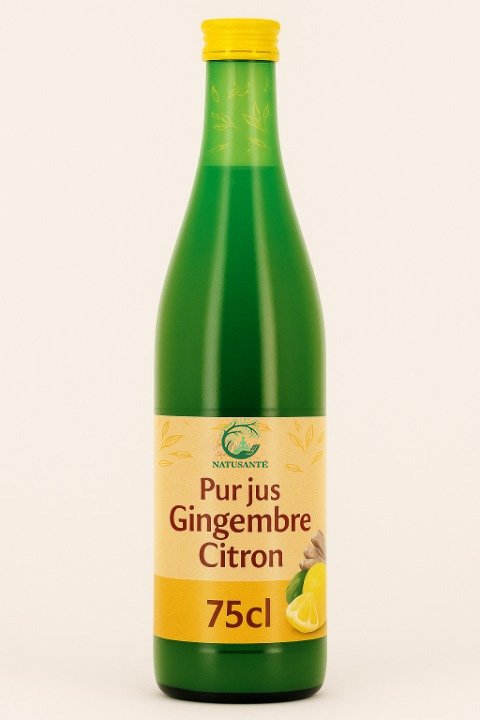 Pur jus gingembre citron - bio