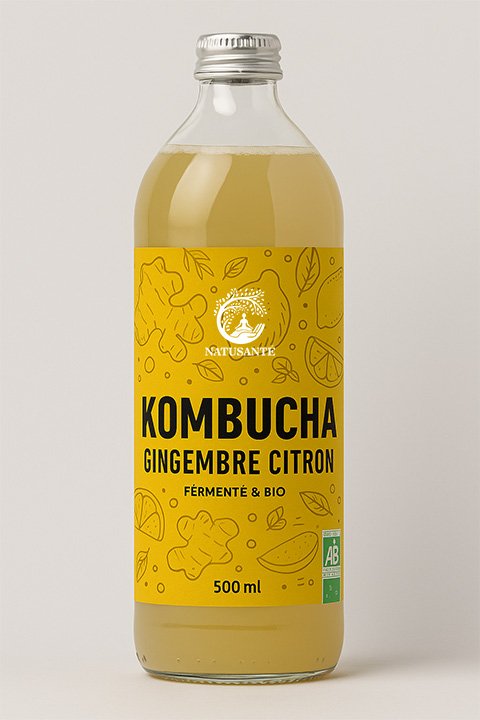 Kombucha Gingembre Citron