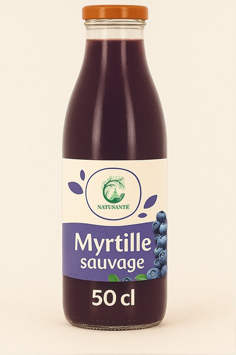 Pur jus bio de myrtille sauvage