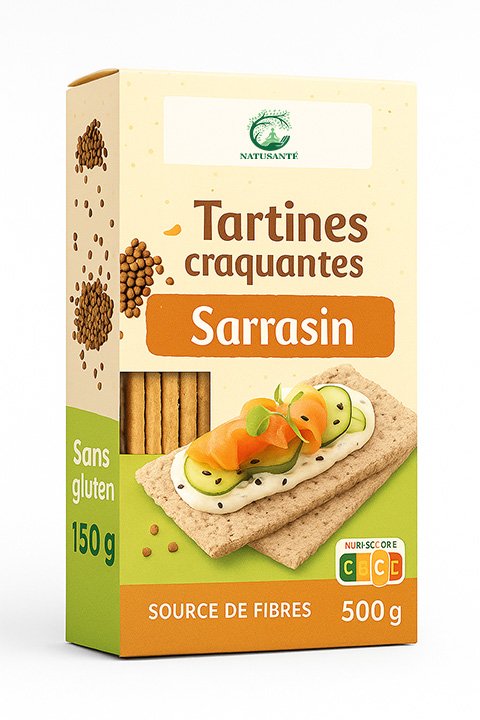 Tartines Craquantes Sarrasin sans gluten - bio