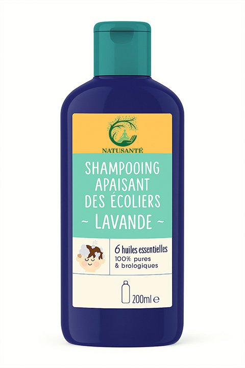 Shampooing apaisant des écoliers
