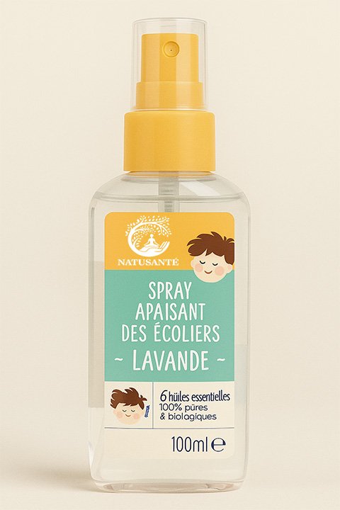Spray apaisant des écoliers