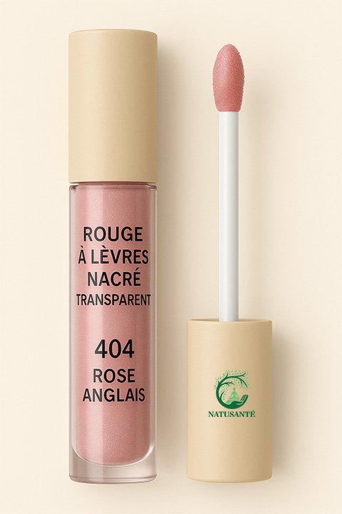 Rouge à lèvres nacré transparent 404 Rose Anglais