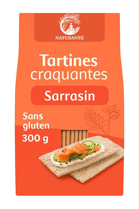Tartines Craquantes Sarrasin - Sans gluten et sans lactose - bio