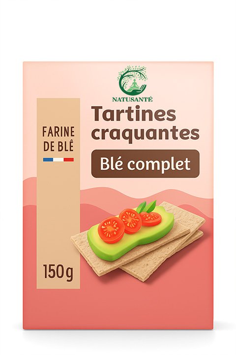 Tartines craquantes Blé complet - bio