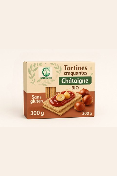 Tartines craquantes châtaigne - bio