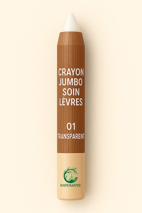 Crayon jumbo soin lèvres 01 Transparent