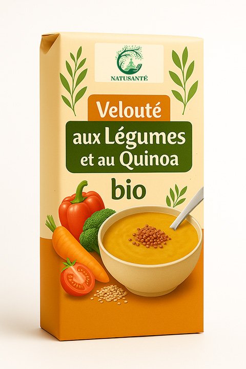Velouté aux légumes et au quinoa - bio