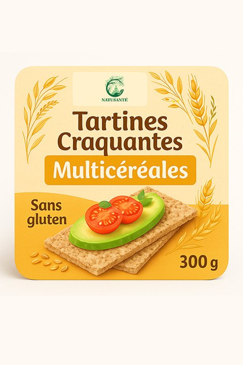 Tartines Craquantes Multicéréales sans gluten - bio