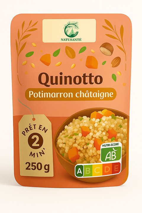 Quinotto Potimarron Châtaigne Parmesan - bio