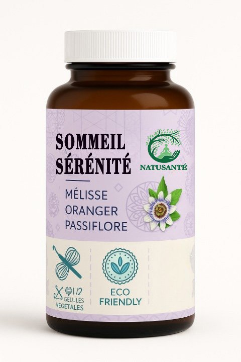Gélule végétale Sommeil Sérénité - Mélisse Oranger Passiflore - bio