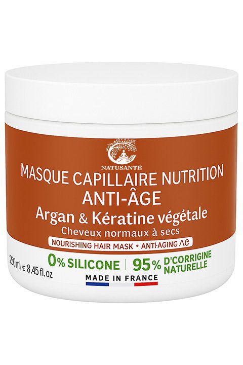 Masque capillaire nourrissant Argan et Kératine végétale