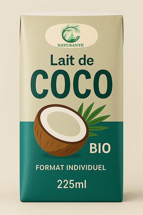 Lait de coco bio format individuel - 225ml
