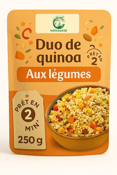 Duo de quinoa aux petits légumes - bio