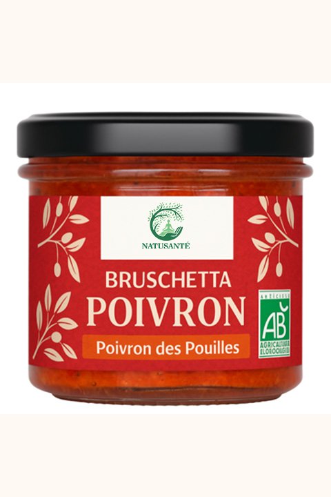 Bruschetta poivrons bio
