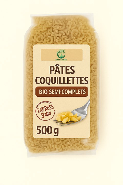 Coquillettes bio express semi-complètes