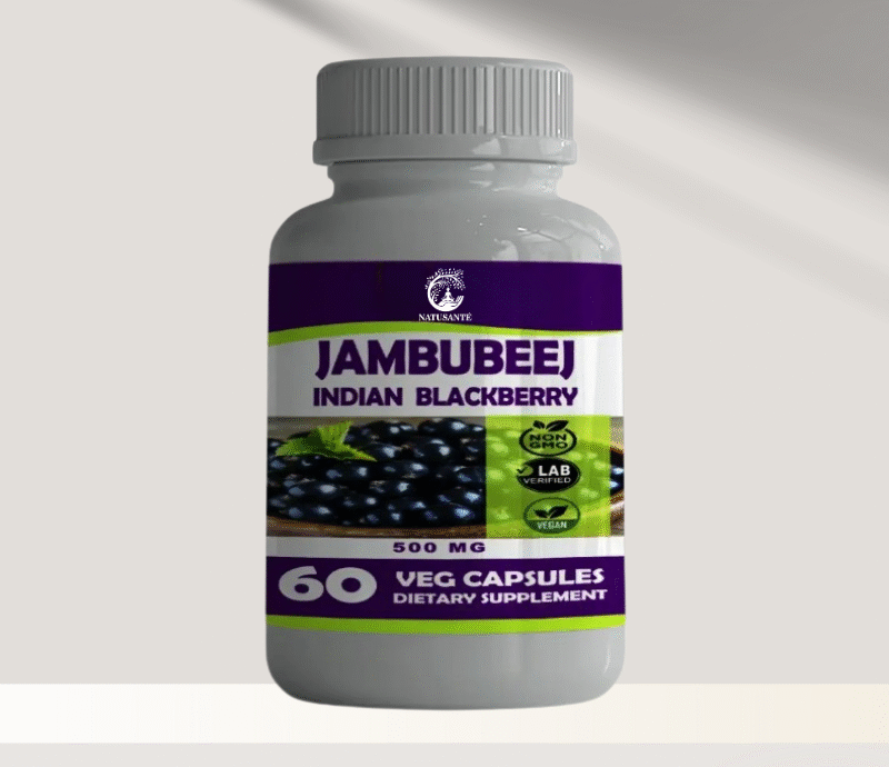 Jamun  (Jambubeej)  500 mg,   60 capsules