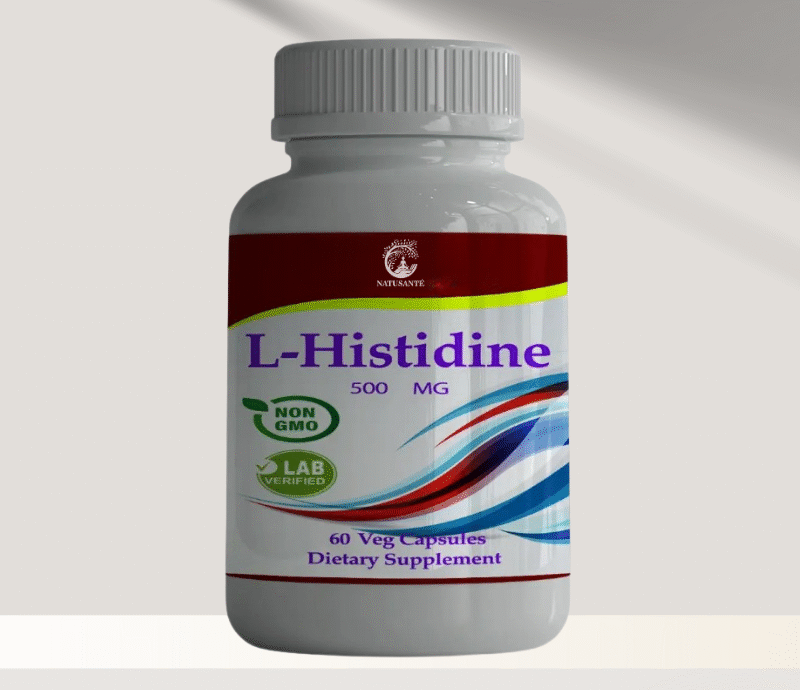 L-Histidine ou Histidine  500 mg,  60 capsules