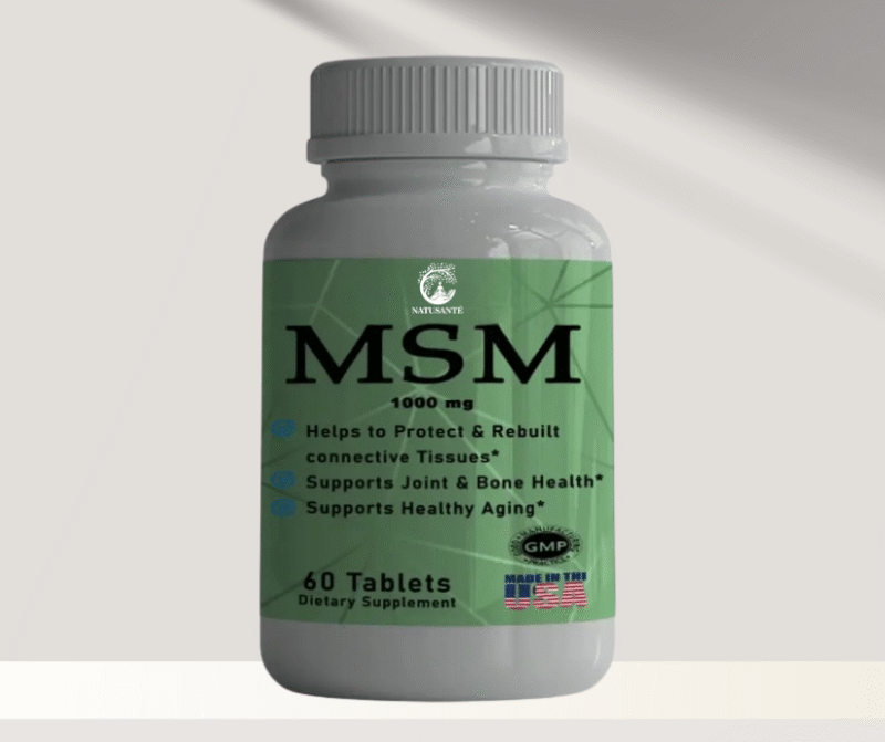 MSM (méthylsulfonylméthane) 1000 mg,  60 tablettes