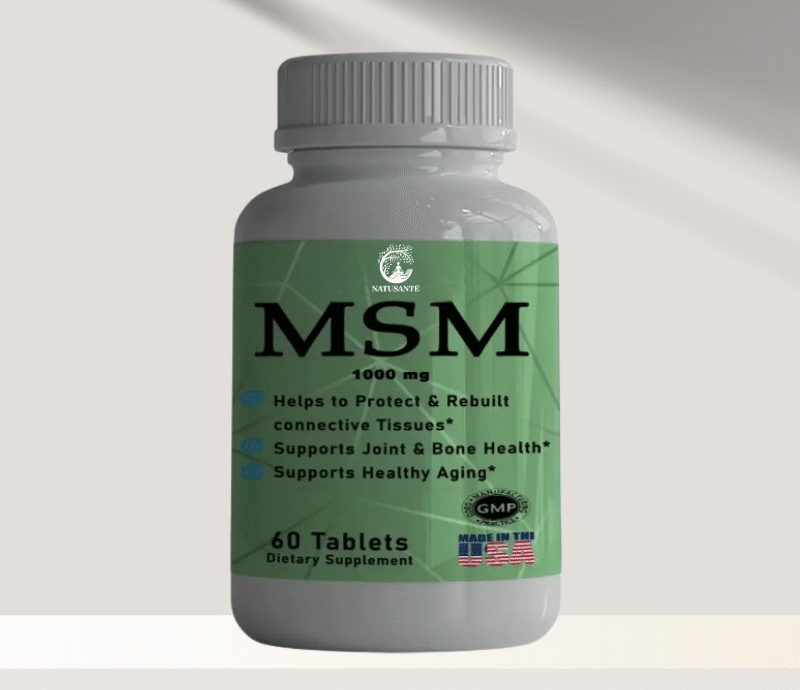 MSM (méthylsulfonylméthane) 1000 mg,  60 tablettes