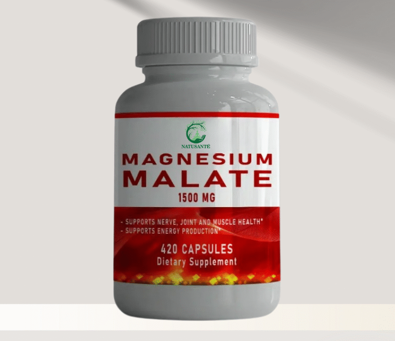Magnesium Malate  1500 mg,  60 capsules