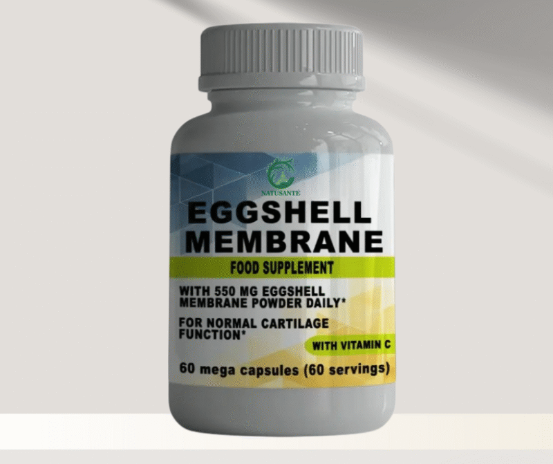 Membrane naturelle de coquille d'œuf  550mg,  60 capsules