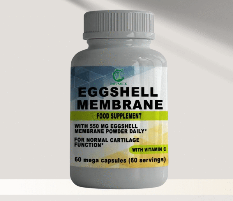 Membrane naturelle de coquille d'œuf  550mg,  60 capsules